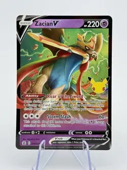 Mewtwo V 030/078 Pokemon GO + Zacian V 016/025 Celebrations Ultra Rare Bundle NM - Image 2