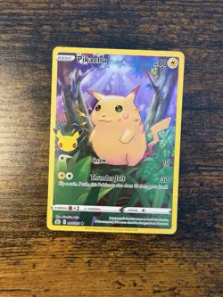 💥 FULL ART Pikachu 005/025 Pokemon 25th Anniversary Celebrations Holo Foil - Image 1