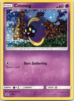 Cosmog SM42 Sun & Moon Black Star Promo HOLO Pokemon - Image 1