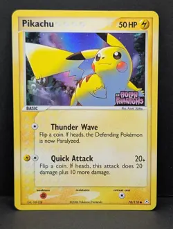 Pikachu 78/110 Holon Phantoms Reverse Holo Rare Pokemon TCG Nintendo LP - Image 1