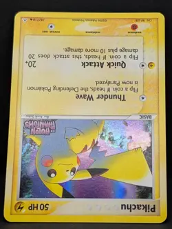 Pikachu 78/110 Holon Phantoms Reverse Holo Rare Pokemon TCG Nintendo LP - Image 4