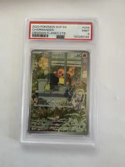 Pokemon 2023 Charmander #44 Black Star Promo Obsidian Flames SV PSA 9 Mint - Image 1
