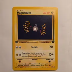 Pokemon Magnemite Team Rocket 1st Edition 60/82 Common Regular Basic 40 HP - Image 1