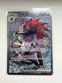 N’s Zoroark ex 286/217 Special Illustration Rare SIR Ascended Heroes Pokemon TCG - Image 1