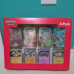 2025 Pokemon TCG: Scarlet & Violet 151 - Mini Tin 4-Pack Bundle Sealed - Image 1