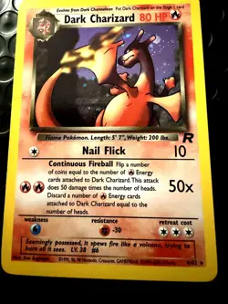 Dark Charizard 4/82 + Gengar 11/110 Holo Lot WOTC Vintage Pokemon TCG - Image 2