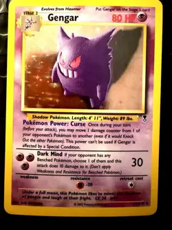Dark Charizard 4/82 + Gengar 11/110 Holo Lot WOTC Vintage Pokemon TCG - Image 5