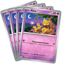 x4 Abra 054/132 - Mega Evolution - Pokemon - NM/M English - Image 1