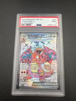 Pokemon TCG: Ultra Rare Charizard ex 215/197, Obsidian Flames - PSA 9 Mint - Image 1