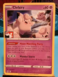 Clefairy 062/196 Non Holo Prize Pack Series Pokemon Play! Mint Condition - Image 1