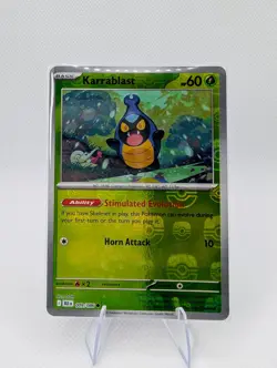 Pokemon - Karrablast - 009/086 - BLK Black Bolt - Master Ball Holo - Image 1