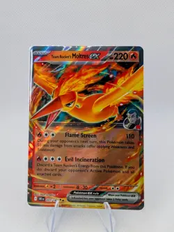 Pokemon - Team Rocket's Moltres ex - 031/182 - DRI Destined Rivals - Double Rare - Image 1