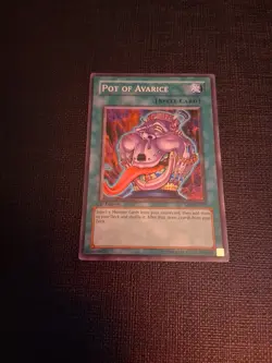 POT OF AVARICE YUGIOH ELEMENTAL ENERGY EEN-EN037 1st Edition Super Rare VLP - Image 1