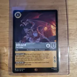 Disney Lorcana TCG Gargoyles Goliath - Clan Leader 173/204 Character Regular EN - Image 1