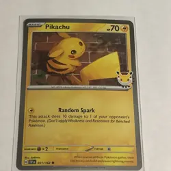 Pikachu (Pokemon Day 2026) 051/162 Miscellaneous Cards & Products Holo - Image 2