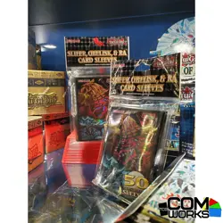 YUGIOH SLIFER, OBELISK, AND RA Card Sleeves Konami - Image 2