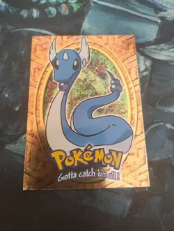 Pokemon Topps Blue Logo Vintage Card Collectible LP FOIL Dragonair - Image 1