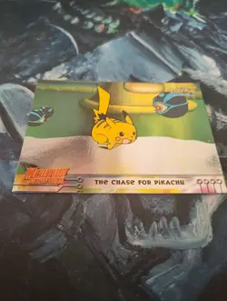 Pokemon Topps Blue Logo Vintage Card Collectible LP Mewtwo Strikes Back FOIL - Image 1