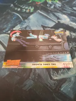 Pokemon Topps Blue Logo Vintage Card Collectible LP Mewtwo Strikes Back FOIL - Image 1