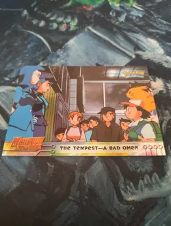 Pokemon Topps Blue Logo Vintage Card Collectible LP Mewtwo Strikes Back FOIL - Image 1