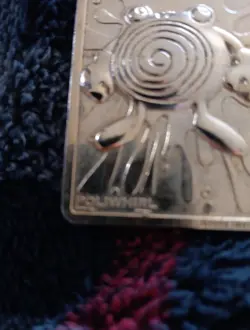 Burger King 1999 Pokemon Poliwhirl 23K Gold Plated Trading Card - Image 5