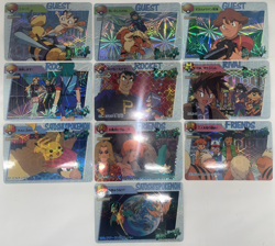 Lot of 10 PRISM Carddass Vending Bandai Japanese Pokemon Card NRMT **Read** - Image 1