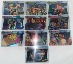 Lot of 10 PRISM Carddass Vending Bandai Japanese Pokemon Card NRMT **Read** - Image 2