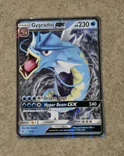 [ NM ] Pokemon Gyarados GX 16/68 Hidden Fates Holo Ultra Rare Pokemon Card - Image 1
