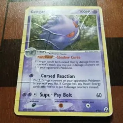 Gengar Damaged 5/92 Pokemon Card TCG 5/92 Rare Holo Legend Maker 2006 - Image 2