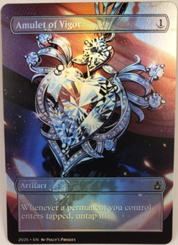 Amulet of Vigor FOIL Proxy Card with Custom Anime Fantasy Art - Image 1