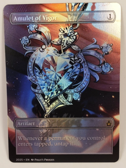 Amulet of Vigor FOIL Proxy Card with Custom Anime Fantasy Art - Image 3