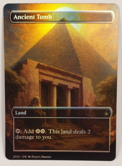 Ancient Tomb FOIL Proxy Card with Custom Fantasy Art - Image 3