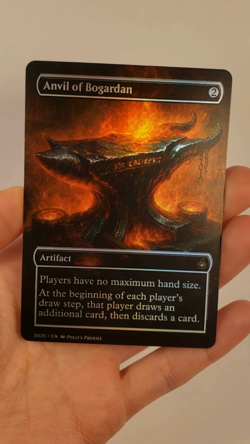 Anvil of Bogardan FOIL Proxy Card with Custom Fantasy Art - Image 2
