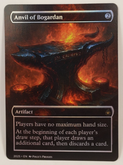 Anvil of Bogardan FOIL Proxy Card with Custom Fantasy Art - Image 3