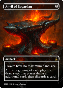 Anvil of Bogardan FOIL Proxy Card with Custom Fantasy Art - Image 5