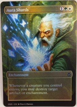 Aura Shards FOIL Proxy Playtest Card with Custom Art Design - Image 1