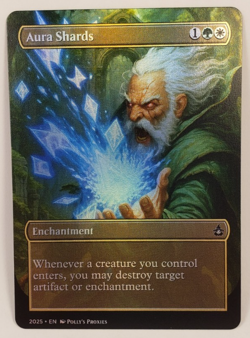 Aura Shards FOIL Proxy Playtest Card with Custom Art Design - Image 3