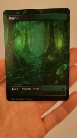 Bayou FOIL Original Dual Land Proxy Card with Custom Fantasy Art Design - Image 2