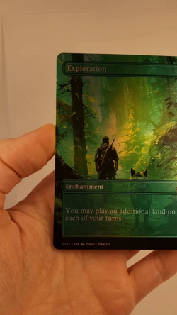 Exploration FOIL Proxy Playtest Card with Custom Fantasy Wolf Art Design - Image 2