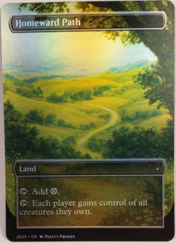 Homeward Path FOIL Proxy Playtest Card with Custom Fantasy Art - Image 1