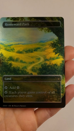 Homeward Path FOIL Proxy Playtest Card with Custom Fantasy Art - Image 2