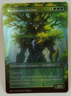 Nyxbloom Ancient FOIL Proxy Playtest Card with Fantasy Custom Art - Image 3
