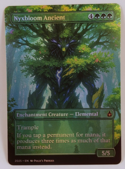 Nyxbloom Ancient FOIL Proxy Playtest Card with Fantasy Custom Art - Image 4