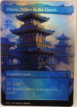 Oboro, Palace in the Clouds FOIL Proxy Playtest Card with Custom Fantasy Art - Image 1