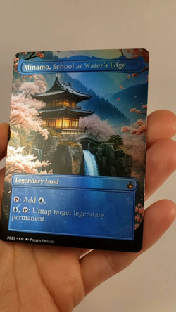 Minamo, School at Water's Edge FOIL Proxy Playtest Card with Custom Fantasy Art - Image 2