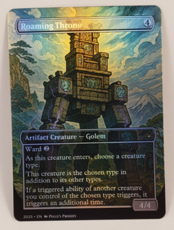 Roaming Throne FOIL Proxy Card with Custom Art Design - Image 3