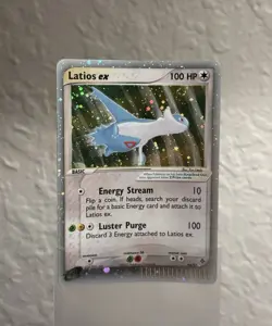 Pokemon Latios ex 94/97 EX Dragon Ultra Rare Holo 2003 E Series Card Swirl - Image 1
