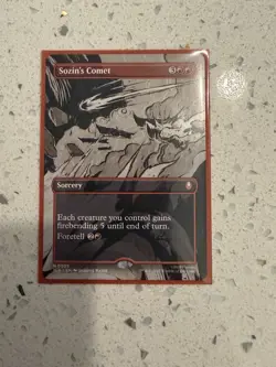 1x - Sozin's Comet - BORDERLESS #309 - Avatar: The Last Airbender - NM MTG - Image 1