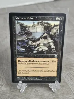 Virtue's Ruin LP Light Play Portal MTG [9004] - Image 1