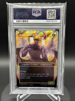 MTG Final Fantasy Kefka Court Mage Borderless Surge Foil PSA 10 - Image 3